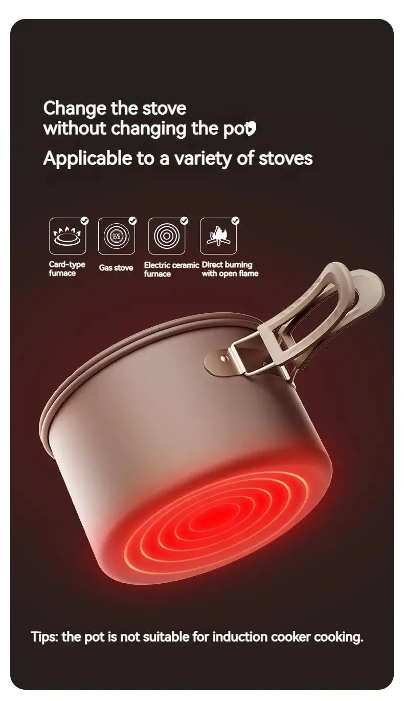 Outdoor Camping Cookware Set