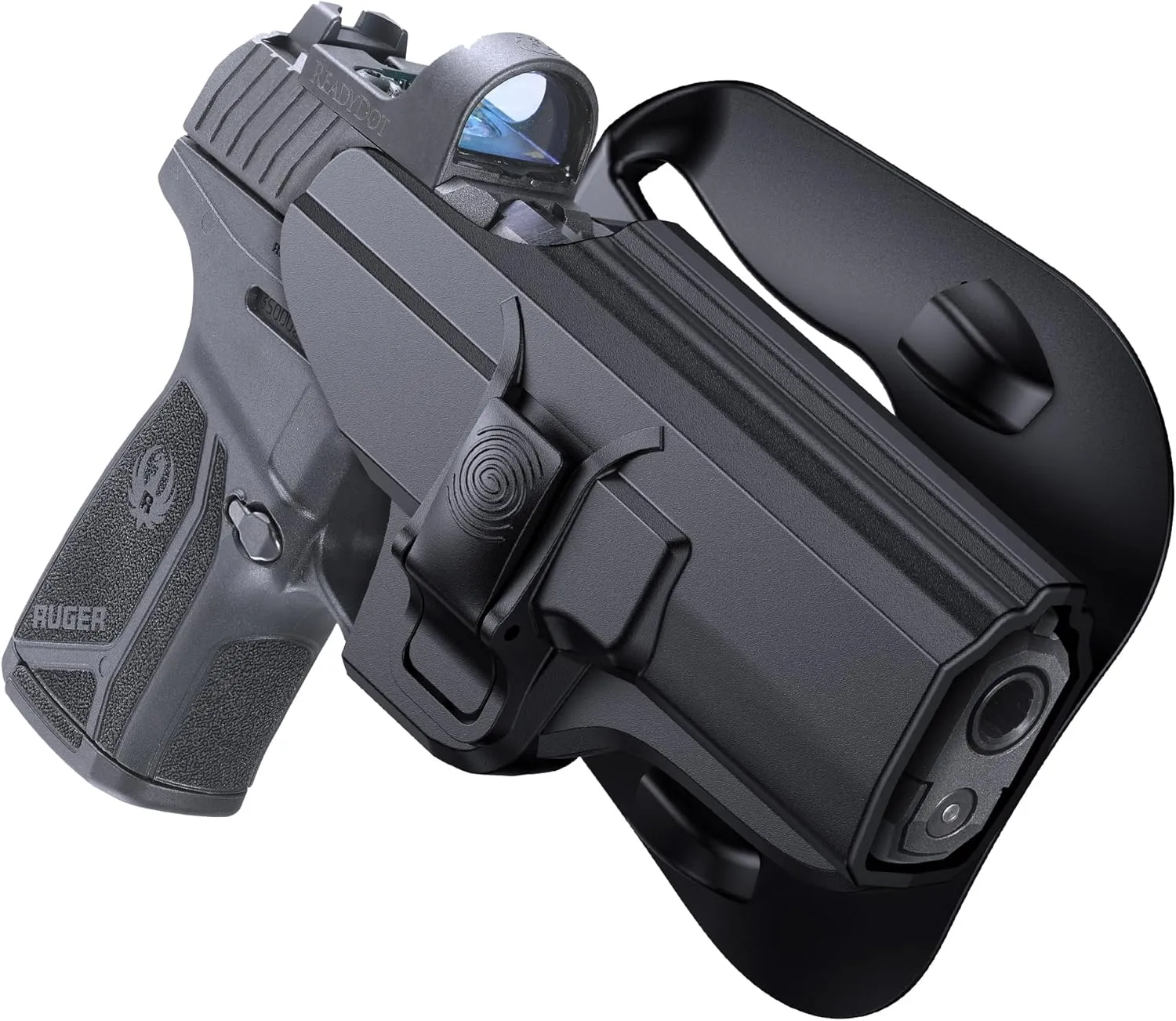 OWB Holster for Ruger Security 9 Standard/Compact/Pro, Right-Handed Belt Holsters for Ruger Security 9mm (Not for Red Laser Models), 60° Adjustable Open Carry Pistol Holsters with Quick Release