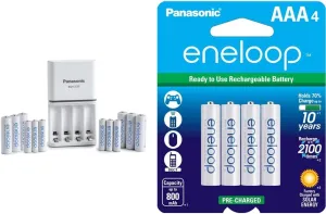 Panasonic eneloop Power Pack with Advanced Charger   4 AAA Batteries