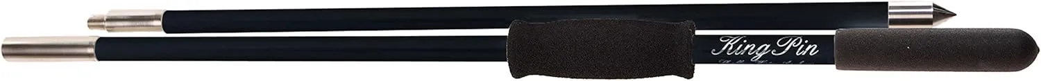 PANTHER MARINE KPP802B King Pin Anchor Pole - 2 Piece, 8' - Black
