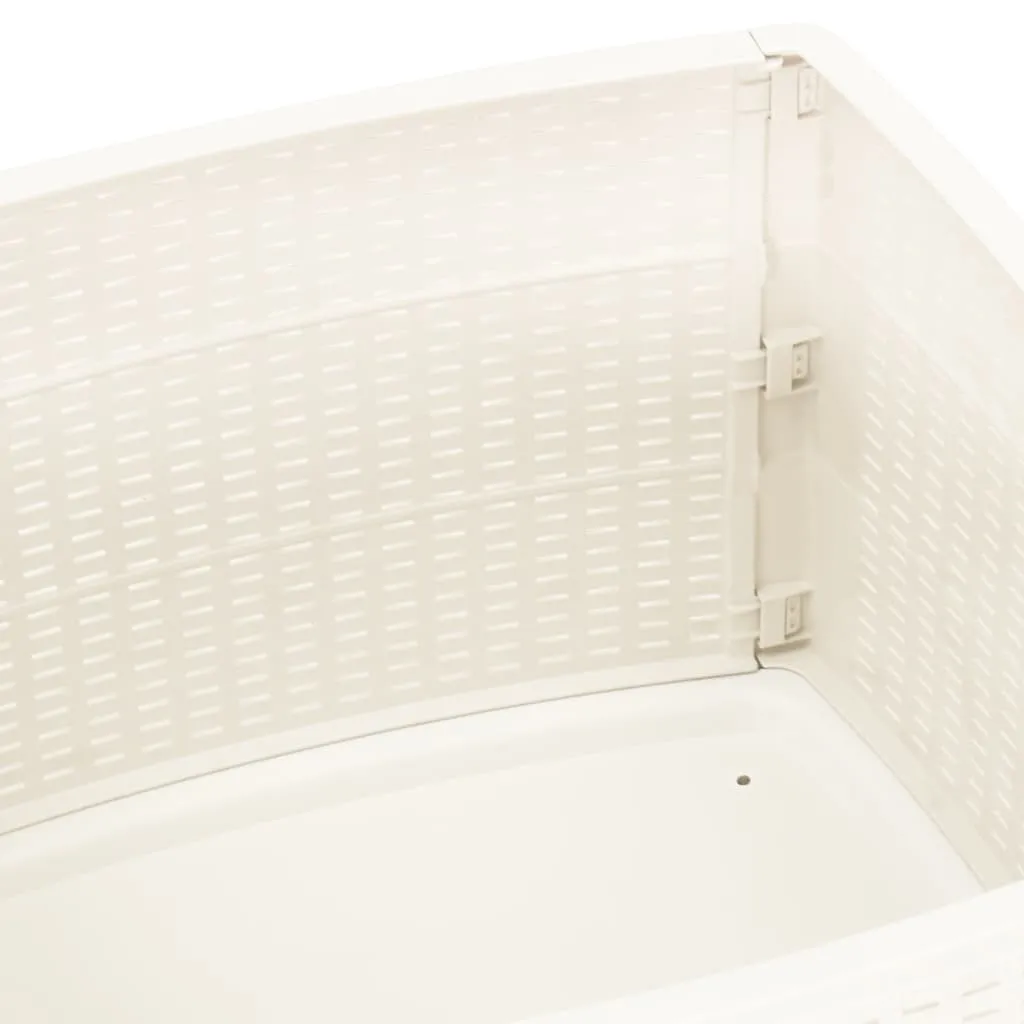 Patio Table White 20.9"x20.9"x15.7" Plastic