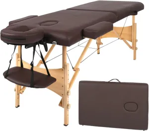PayLessHere Massage Bed Portable Massage Table 24 inche Wide Lash Bed 2 Folding Heigh Adjustable Spa Table with Non-Woven Bag for Spa Footmassage Facial CareSpa Tattoo