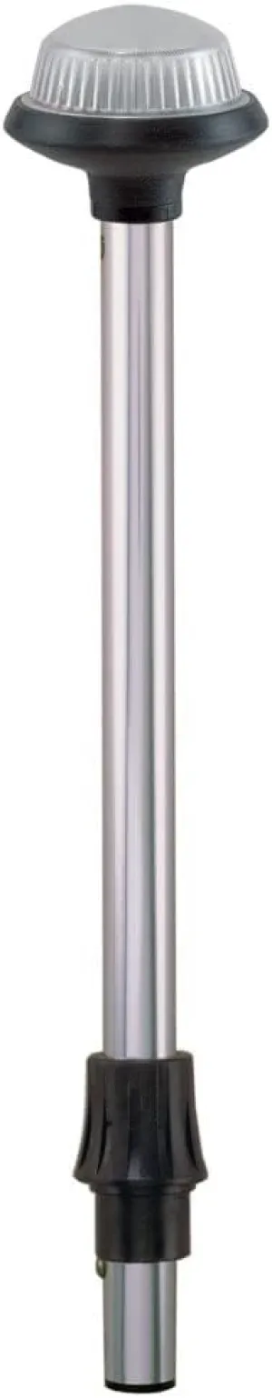 Perko 1460DP2CHR Coastal-Series Reduced Glare White All-Round Navigation Pole Light - 24" Height