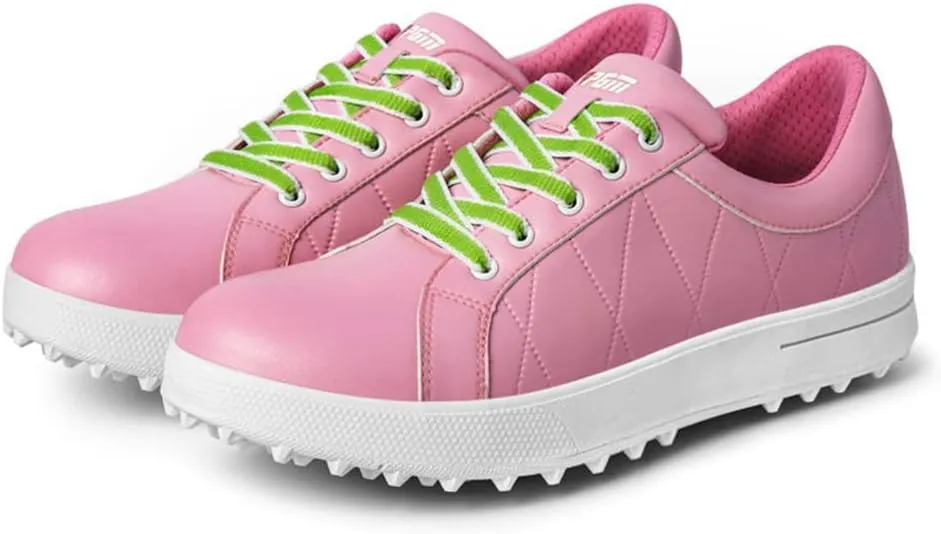 PGM Women's Golf Shoes, Lightweight Waterproof Spikeless Golf Shoes for Ladies