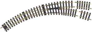 PIKO G SCALE MODEL TRAINS - MANUAL R3-R5 CURVED SWITCH RIGHT - 35225