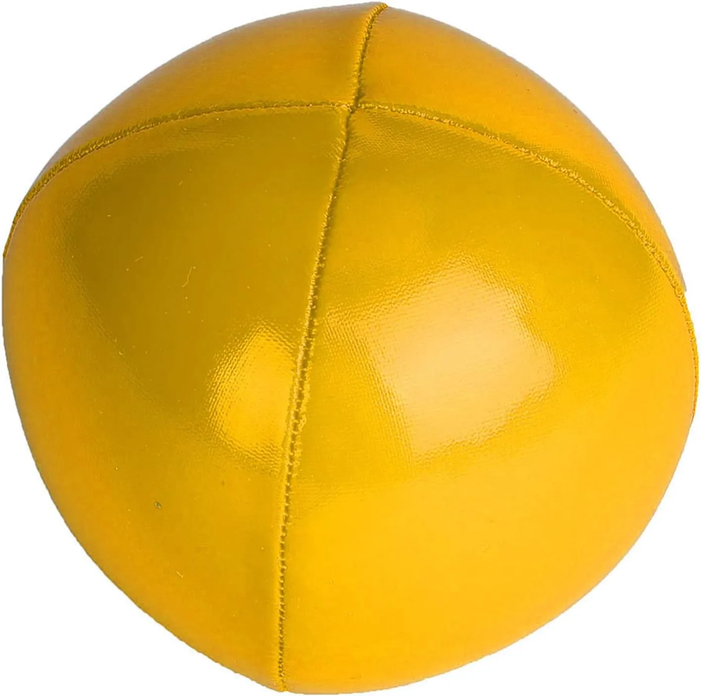 Pilipane 3 Pcs PU Juggling Balls Clown Juggle Ball Set for Beginners and Professionals Soft Smooth Comfortable to Hold Lightweight Portable Tear Exercise Finger Flexibility Eye Hand (Yellow)