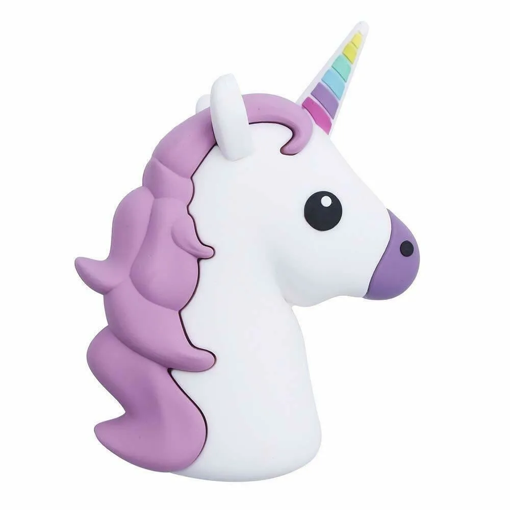 PMS 2000mAh Unicorn Power Bank With Dual Charging Lead For Smartphones