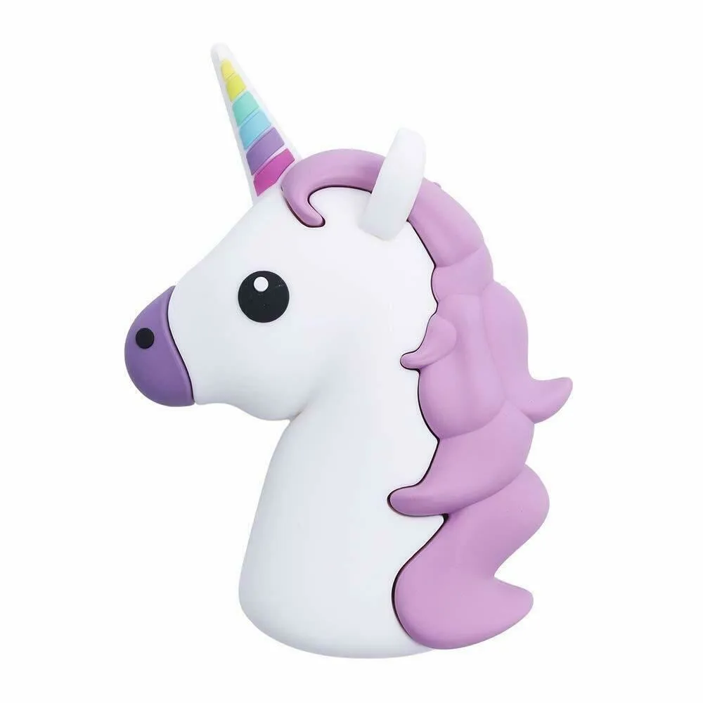 PMS 2000mAh Unicorn Power Bank With Dual Charging Lead For Smartphones