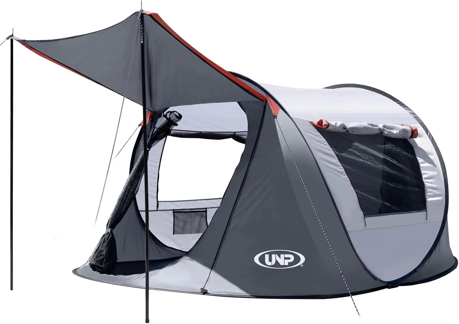 Pop-up Tent, 3 Person Camping Tent, Instant Portable Beach Tent, Easy Pop Up Shade Tents 2 Doors for Camping Hiking & Traveling with Carrying Bag