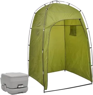 Portable Camping Toilet with Tent 10 10 L-Sporting Goods Outdoor Recreation Camping & Hiking Portable Toilets & Showers