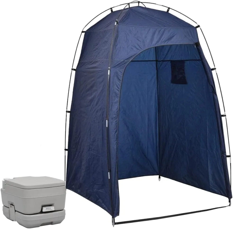Portable Camping Toilet with Tent 10 10 L-Sporting Goods Outdoor Recreation Camping & Hiking Portable Toilets & Showers