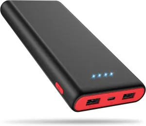 Portable Charger Power Bank 25,800mAh, 5V/3A USB C in&Out Fast Phone Charging with Intelligent Smart IC,3 USB Port External Cell Phone Battery Pack Compatible with iPhone 16 15 14,Samsung,Android etc