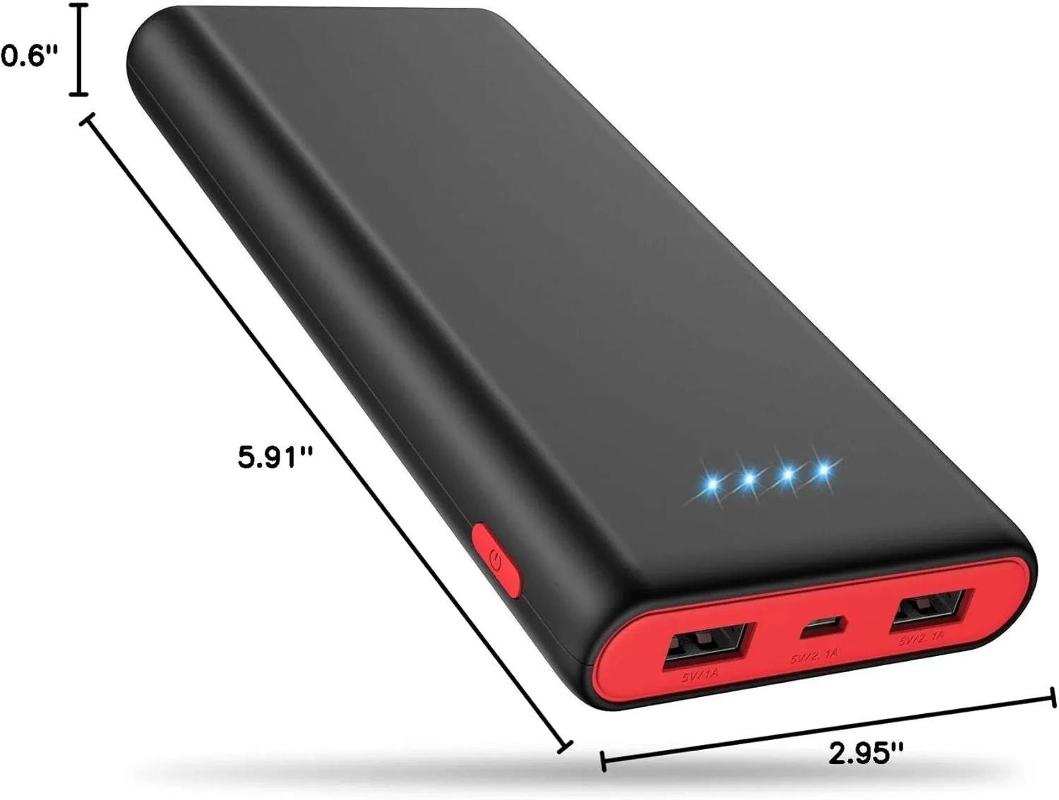 Portable Charger Power Bank 25,800mAh, 5V/3A USB C in&Out Fast Phone Charging with Intelligent Smart IC,3 USB Port External Cell Phone Battery Pack Compatible with iPhone 16 15 14,Samsung,Android etc