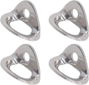 Portable Climbing Hanger Set of 10, Stainless Steel Rock Climbing Anchors for Cave Exploration and Engineering