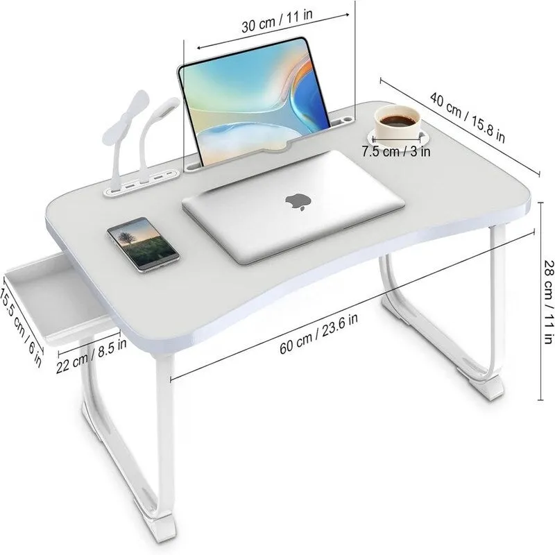 Portable Foldable Laptop Bed Table