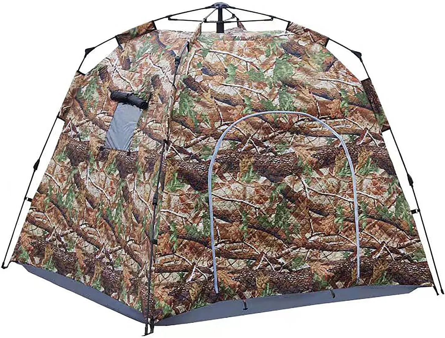 Portable Ice Fishing Tent 3-4 Person Ice Fishing Shelter with Windows, Vents and Ice Anchors, Thickened Camping Tent Ice Shanty for Winter Fishing