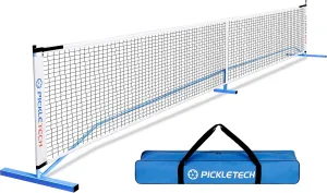 Portable Pickleball Net - 22 FT USAPA Regulation Size, Applies to Indoor & Outdoor & Driveway, Pickle Ball Net System with Carrying Bag