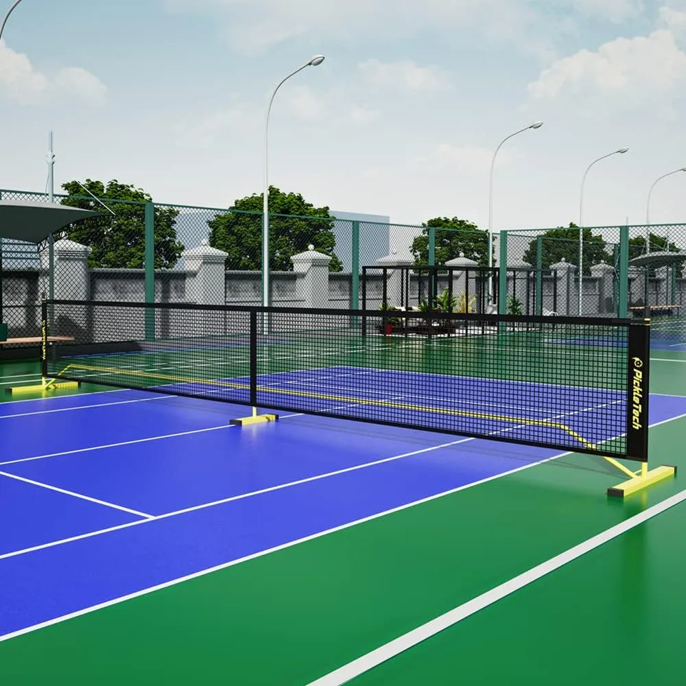Portable Pickleball Net - 22 FT USAPA Regulation Size, Applies to Indoor & Outdoor & Driveway, Pickle Ball Net System with Carrying Bag