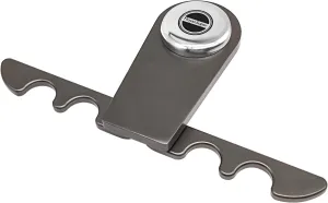 Portable Pool Stick Holder - 4-Cue Weighted Claw Holder for Billiard Table, Grey