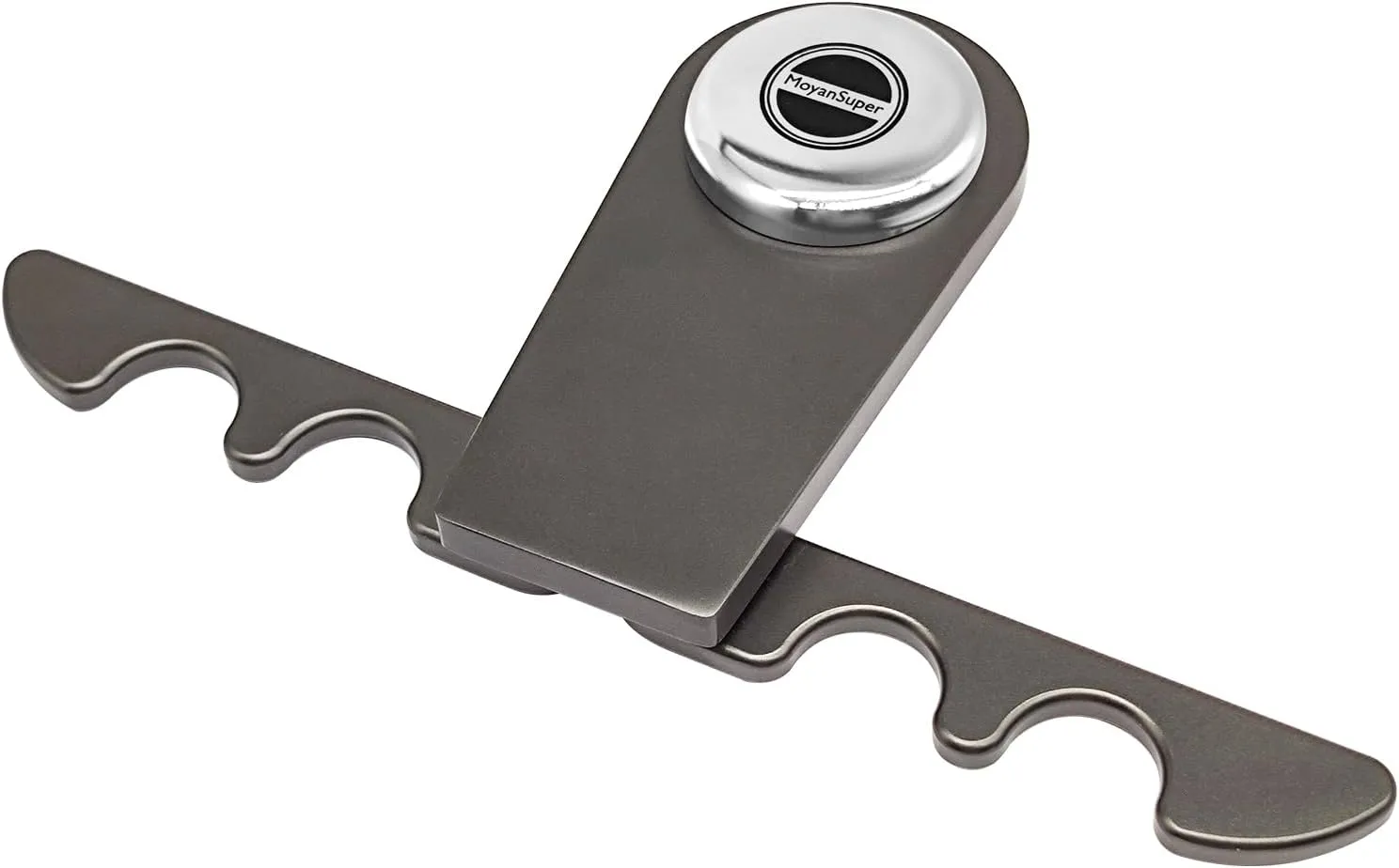 Portable Pool Stick Holder - 4-Cue Weighted Claw Holder for Billiard Table, Grey
