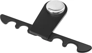 Portable Pool Stick Holder - Weighted 4-Cue Claw Holder for Billiard Table, Black