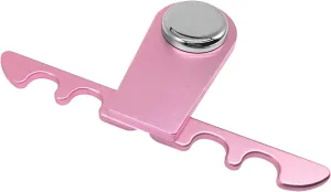 Portable Pool Stick Holder - Weighted 4-Cue Claw Holder for Billiard Table, Pink