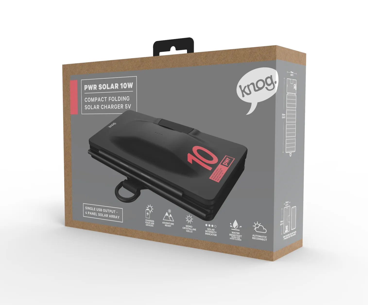 Portable Solar Panel 10 Watt Charging System