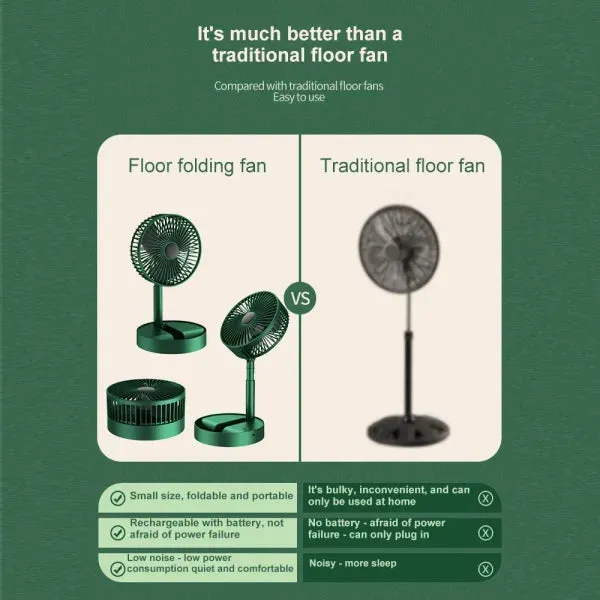 Portable Telescopic Folding Fan