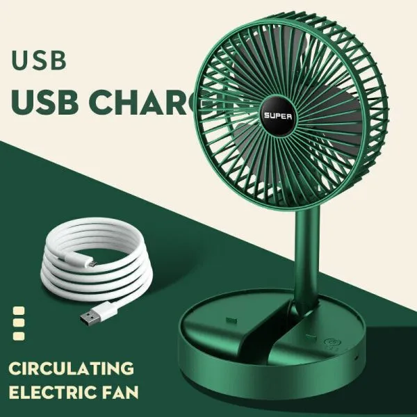 Portable Telescopic Folding Fan