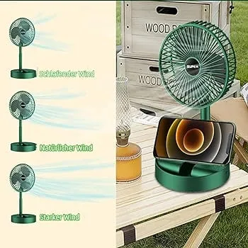 Portable Telescopic Folding Fan
