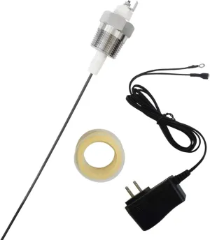 Powered Anode Rod Replacement for Hot Water Heater, Eliminates Rotten Egg Smell for Water Tank, Titanium Electric Anode Rod Universal (for 40-80 Gallon Tank)