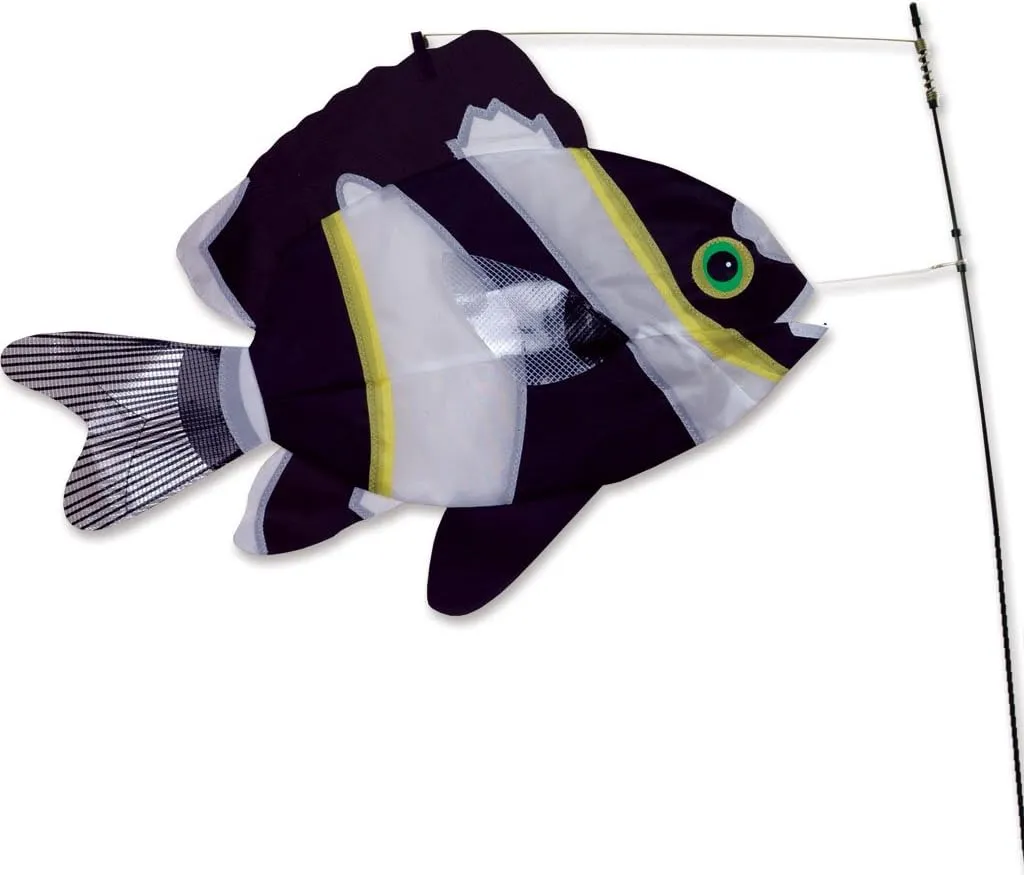Premier Kites Swimming Fish - Black & White