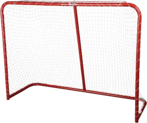 Premier Sports – 54“ Steel Street Hockey Goal – Hockey Net for Indoor & Outdoor Use – Hockey Trainig Equipment