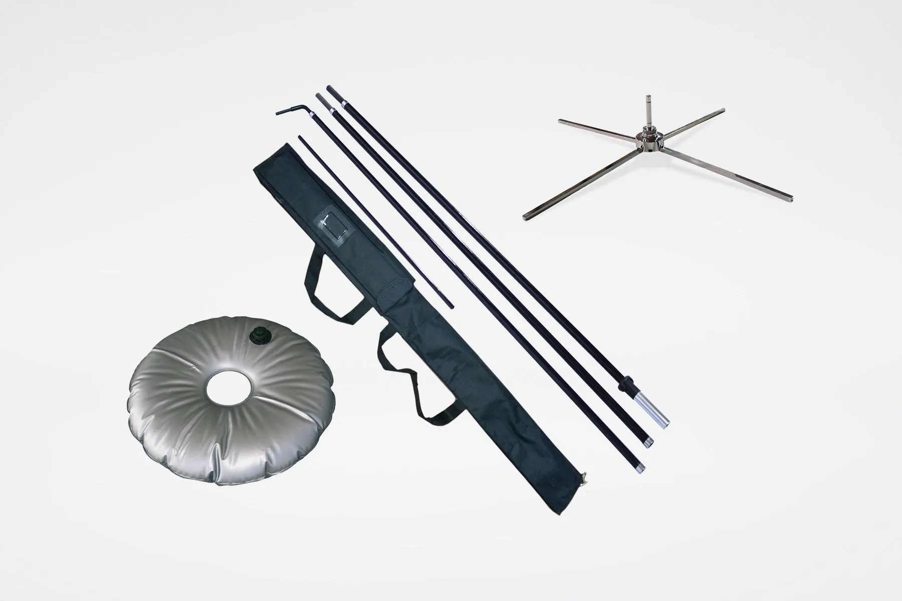 Premium 90 Feather Flag Pole Kit