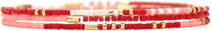 Pura Vida Bracelets Pack Be Mine Seed Bead Stretch Bracelet Stack - Set of 3