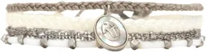 Pura Vida Bracelets Pack Silver Frost Style Pack - 3-Piece Boho Bracelet Stack