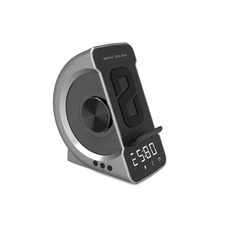 "Chubby" MagSafe 4-in-1 Wireless Charger, Speaker, and Alarm Clock