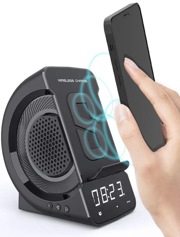 "Chubby" MagSafe 4-in-1 Wireless Charger, Speaker, and Alarm Clock