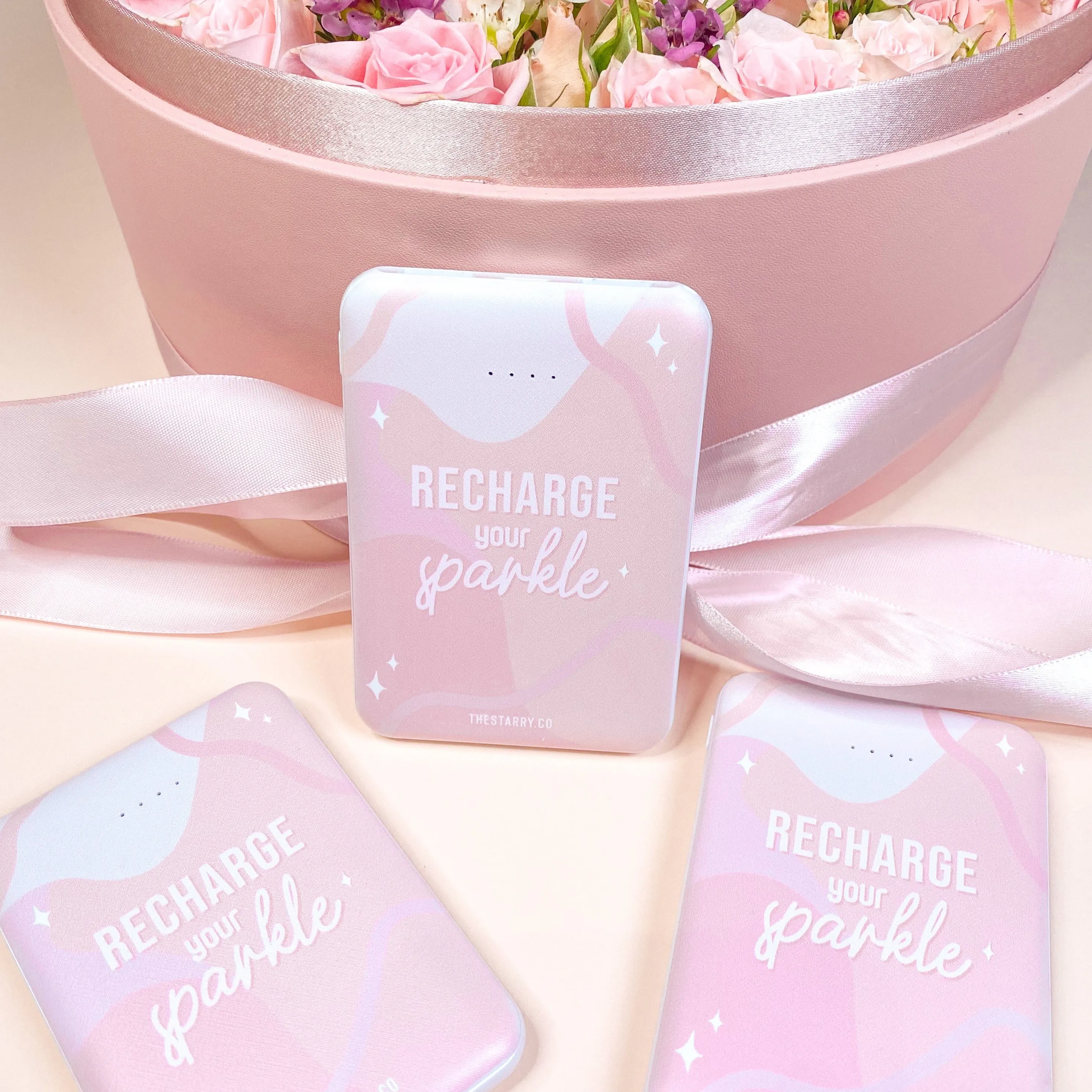 "RECHARGE YOUR SPARKLE" POWERBANK