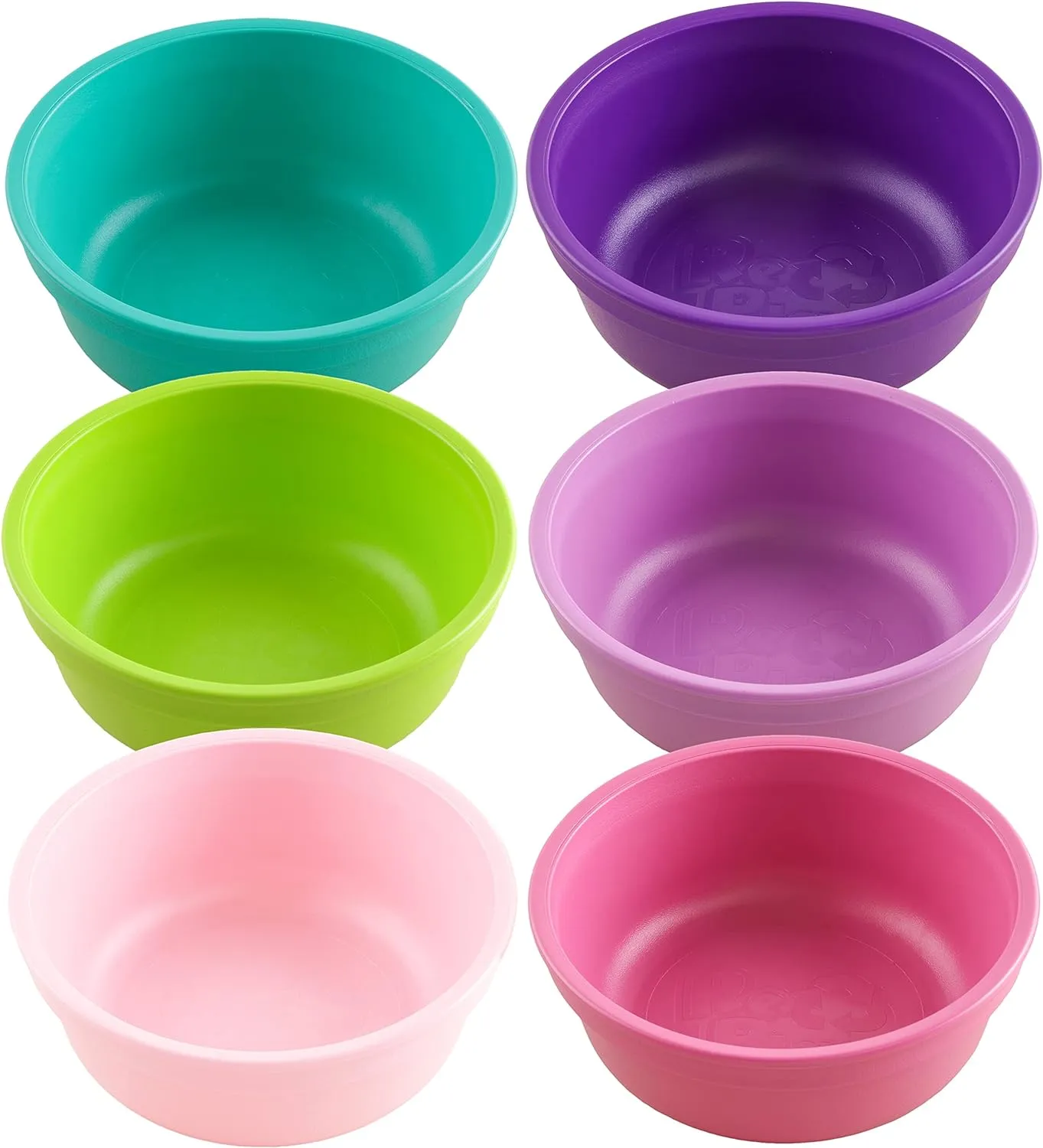 Re-Play 12 Oz. Toddler Bowls for Snack and Everyday Dining - Dishwasher and Microwave Safe - Made in USA - Set of 6-5.75" x 5.75" x 2" - Fairytale