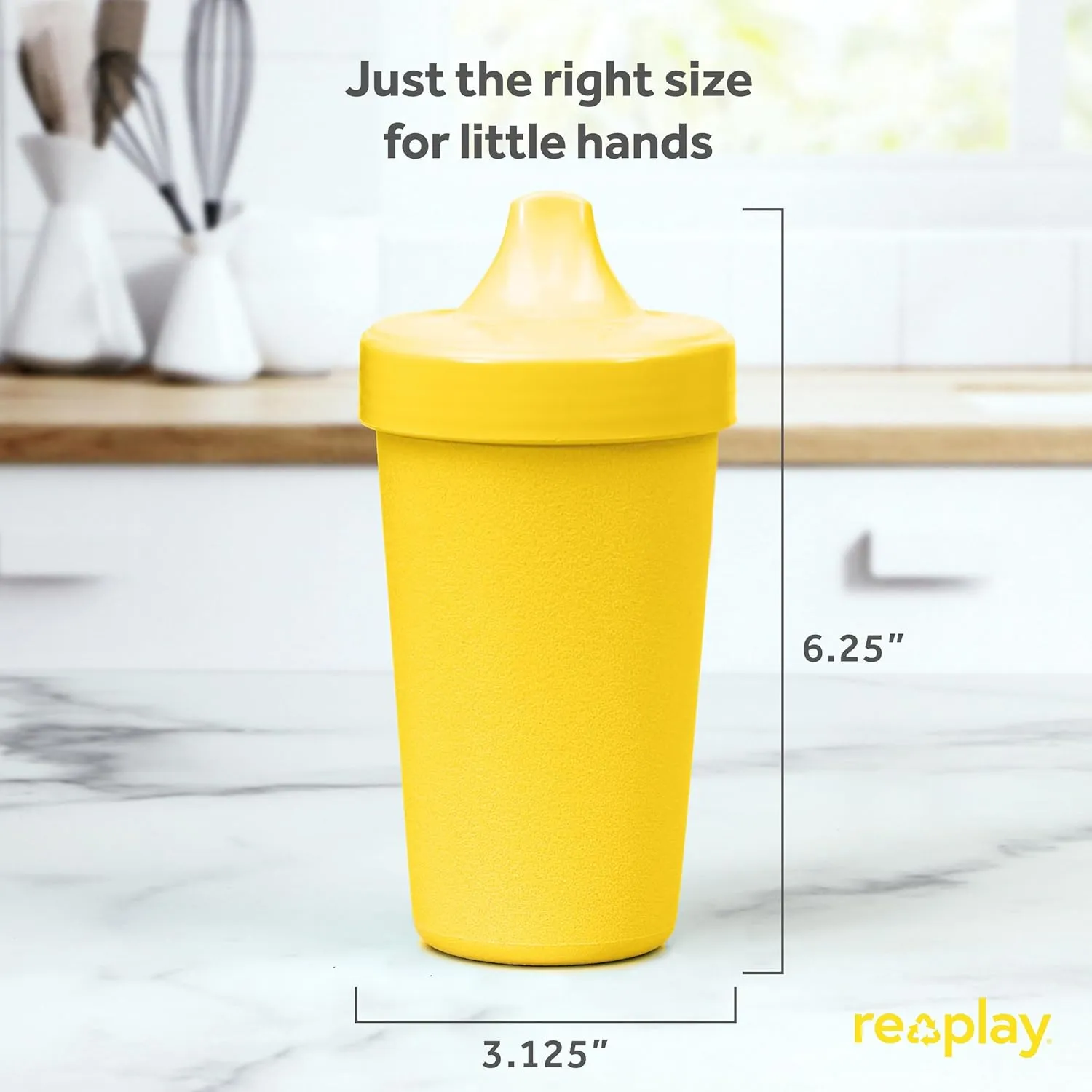 Re-Play Sippy Cups for Toddlers - 10 Oz. Reusable Spill Proof Cups for Kids, Dishwasher/Microwave Safe - Made in USA - Set of 4-3.13" x 6.25" - Mardi Gras