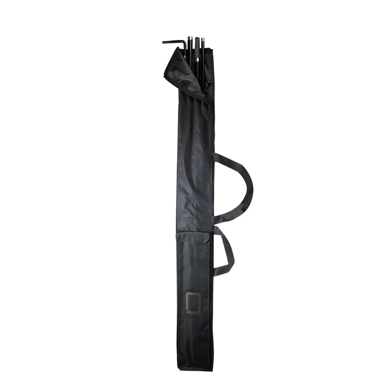 Rectangle Flag Carbon Fiberglass Black Pole - 13ft