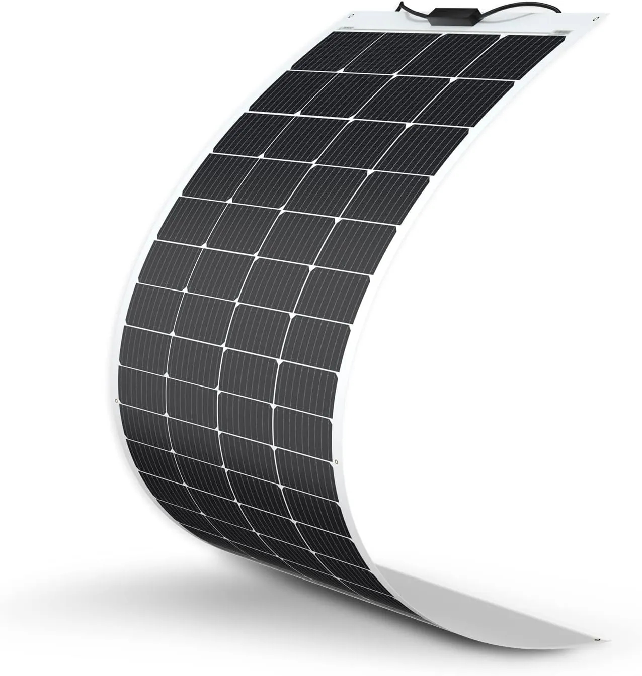 Renogy Solar Panel 200W 12V Lightweight Monocrystalline Ultra-Flexible Bendable Mono Off-Grid Charger for Marine RV Cabin Van Car Boat Curve Surfaces