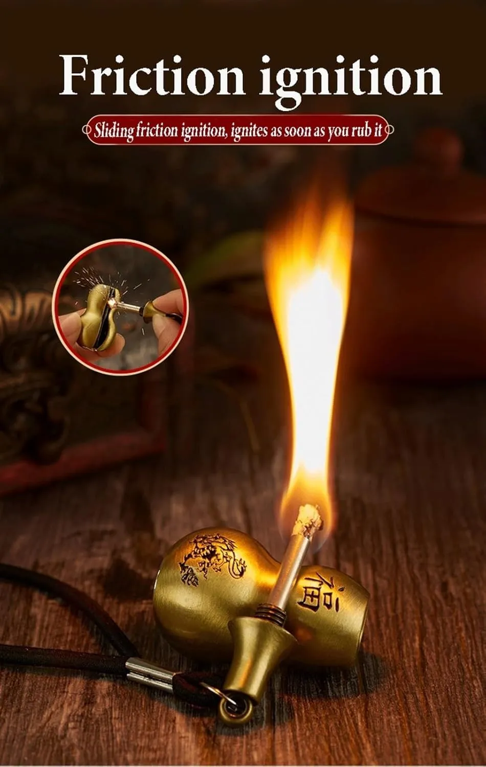 Reusable Kerosene lighters, Kerosene lighters, Keychain Kerosene lighters, Waterproof Match lighters (Without Fuel)(F)