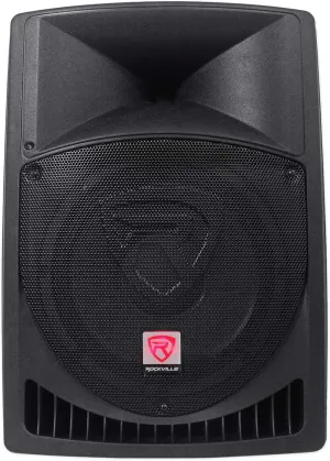Rockville RPG12 12" 800W Powered DJ PA Speaker with Bluetooth, Deep Bass, 2 Channel Mixer, EQ, Wireless Remote - Perfect for Live Music, Events, and Parties