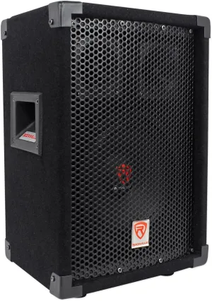 Rockville RSG8 8” 300W 2-Way 8 Ω Passive DJ/Pro PA Speaker, Pole Mountable, Black
