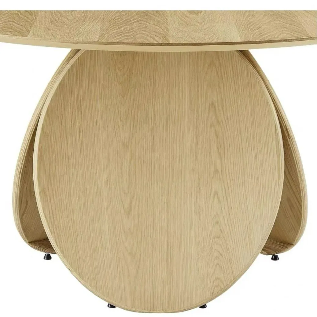RODON Japandi Solid Wood Round Dining Table
