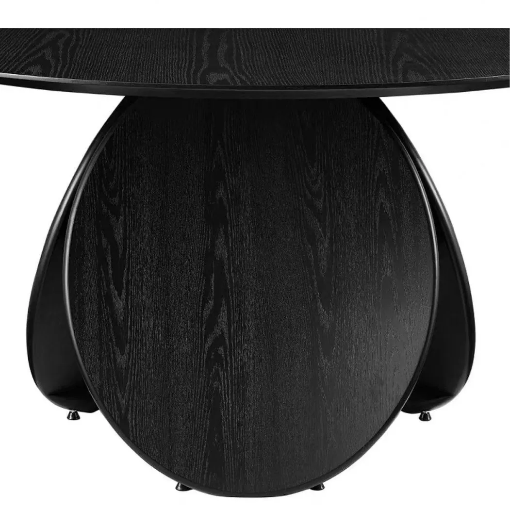RODON Japandi Solid Wood Round Dining Table