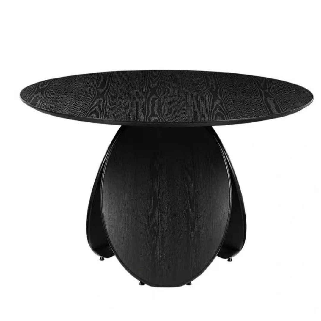 RODON Japandi Solid Wood Round Dining Table