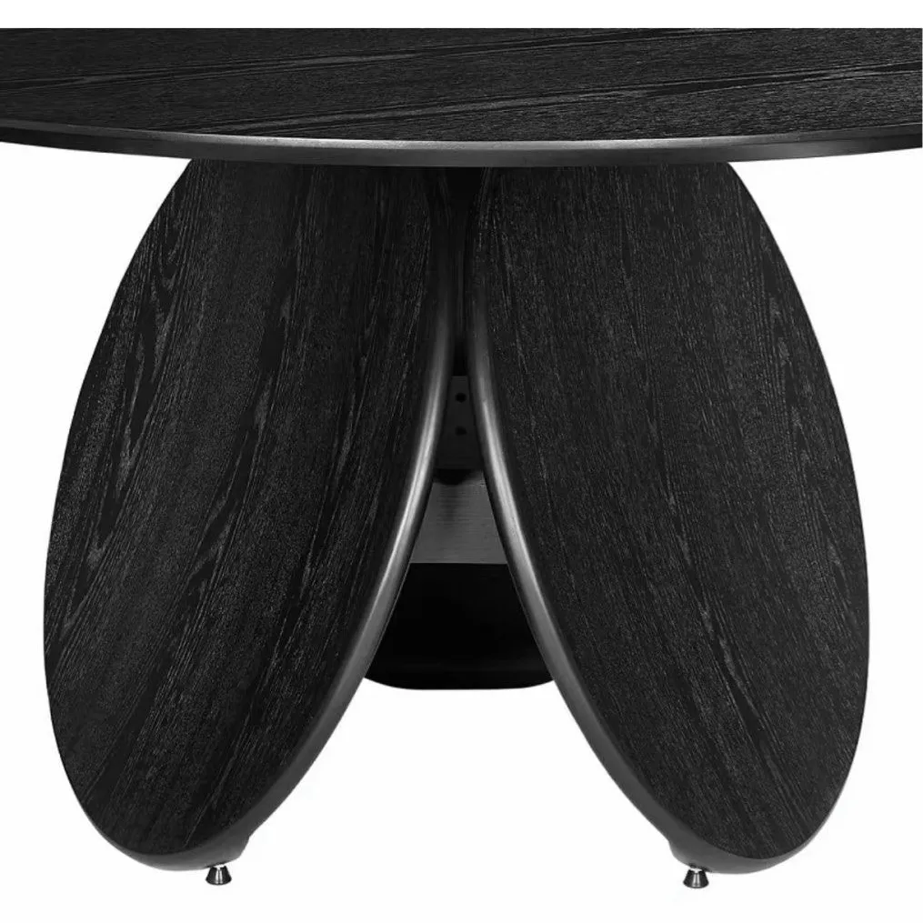 RODON Japandi Solid Wood Round Dining Table